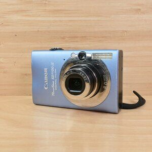 Canon PowerShot SD1100 IS 8MP Digital Camera / Blue / Tested / Made in Japan